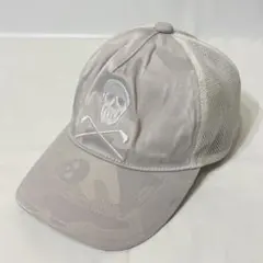 MARK&LONA マークアンドロナ メッシュ キャップ ホワイト スカル