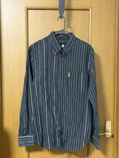 ARMANI JEANS 総柄BDシャツ ストライプ イタリア製