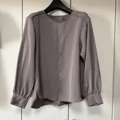 最終価格！ナノユニバース❤︎モカ色ブラウス⭐︎超美品！