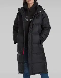 Levi's ダウンベンチコート 黒 中古 79626-0000 XXLサイズ