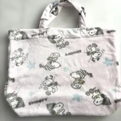 SNOOPY トートバッグ　フリース素材