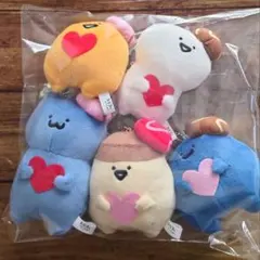 ♥コンプリート♥お文具といっしょ ボールチェーン付きハートショコラぬいぐるみ