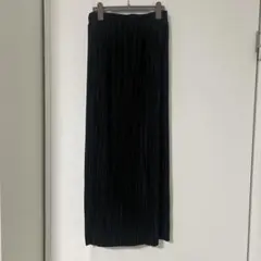 オリーブデオリーブ　黒ロングプリーツスカート