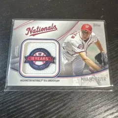 Max Scherzer 2020 Topps コメモラティブパッチカード