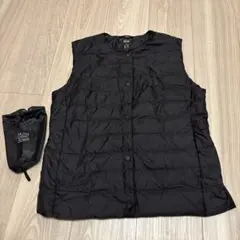 UNIQLO ULTRA LIGHT DOWN ベスト　ブラック M 収納袋付き