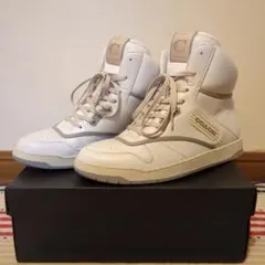 C202 COACH ホワイト ハイカットスニーカー　28cm US10