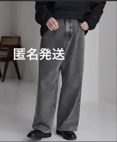 【送料無料】 mono-mart ヴィンテージメイクバギーセミワイドデニムパンツ