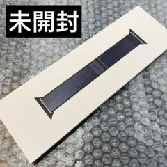 【未開封】Apple Watch 純正 ブラック/ブルー NIKEスポーツループ