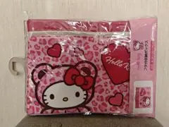 【最終値下げ／新品未開封】③ハローキティ　着ぐるみヒョウ柄　フタ付き収納ボックス