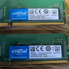 Crucial RAMメモリ4GBx2 DDR4-2400 1.2V CL17