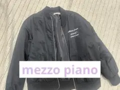 mezzo piano MA-1ジャケット M ブラック