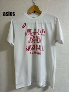 asics バスケットボール Tシャツ ホワイト