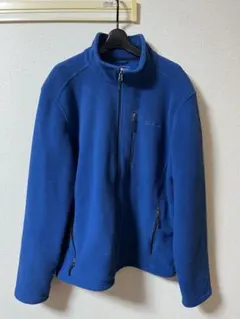 90s L.L.Bean フリースジャケット XL REG 青 USA アメカジ