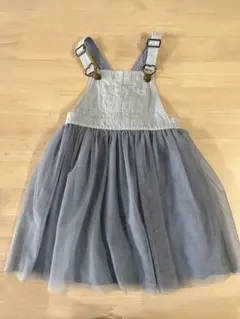 エニファム　デニム　ジャンパースカート　チュール　120 オンワード　ANY