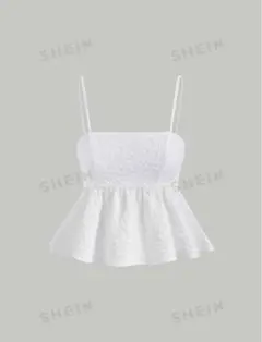 キャミトップス　フリル裾