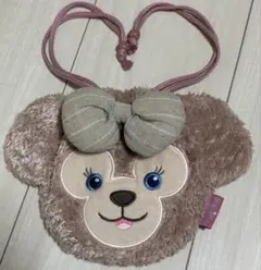 TokyoDisneySea シェリーメイ もこもこ フェイス巾着 小物入れ