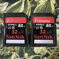 SanDisk Extreme 32GB SDカード 2枚セット