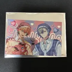 ぎゃうるふ ランダムチェキ風カード / 小柳ロウ 赤城ウェン 集合絵 ぎゃう