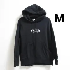 M 黒 ブラック ナイキ フリース プルオーバー 刺繍 オーバーサイズ