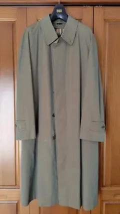 値下げ　DAKS ステンカラーコート、カラー オリーブグリーン、サイズ 96A6