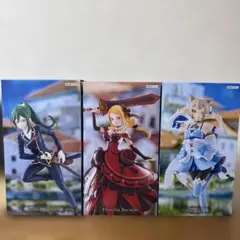 GIGO限定 リゼロ 王選候補者と騎士フィギュア プリシラ クルシュ フェリス