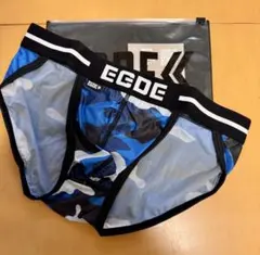 【EGDE】VOLT CAMO Lサイズ 迷彩/ブルー　ブリーフ