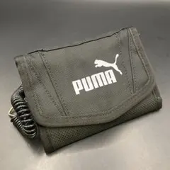 即決 PUMA プーマ 三つ折り財布 ウォレット ブラック