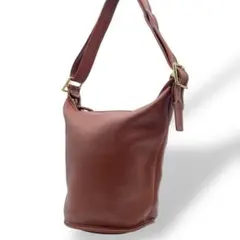 ✨未使用✨オールドコーチ コーチ　ケース グラブタンレザー　ブラウン 未使用】OLD COACH オールドコーチ レザー ショルダーバッグ