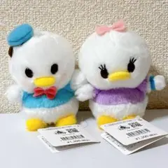 新品ディズニーストアうるぽちゃちゃん ドナルド デイジーぬいぐるみセット