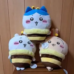 新品タグ付　ちいかわ ハチさんBIGぬいぐるみ 3種セット