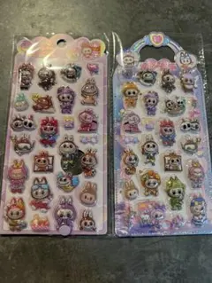 動物キャラクターシール 2シートセット