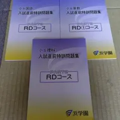 浜学園小6国語・算数 理科入試直前特訓問題集PART２RDコース