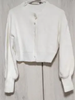 マシュマロ生地☆ホワイトニット