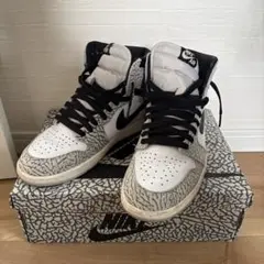値下げ！Nike Air Jordan 1 ホワイト/ブラック/グレー