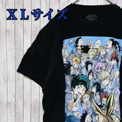 古着 【大人気アニメ！】僕のヒーローアカデミア（ヒロアカ）プリントTシャツ