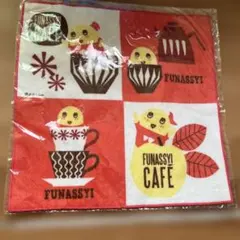 新品 日本製 ふなっしーカフェ FUNASSYI CAFE ハンドタオル Bのサムネイル