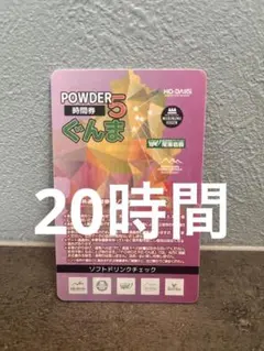パウダー5ぐんま　10時間券　powder5ぐんま 群馬県5つのスキー場で使える「 POWDER5ぐんま共通シーズン