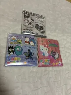新品未開封　サンリオ　おはじきシールフレーク　3種セット