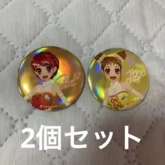 アイカツ 缶バッジ 有栖川おとめ 一ノ瀬かえで