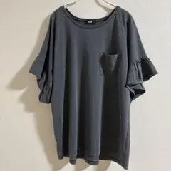 RCWB 半袖Tシャツ グレー フリル袖のサムネイル