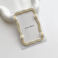 #896 レジンデコ 硬質ケーストレカケース B8 推し活 うねうね 花