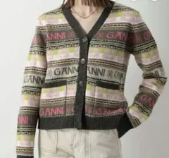 ganni ロゴニットカーディガンのサムネイル