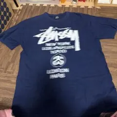 Stussy World Tour Tシャツ ネイビー Mサイズのサムネイル