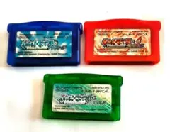 ポケットモンスター エメラルド・ファイアレッド・サファイア 3本セット