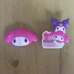 ハッピーセットマイメロディクロミの マルチスタンド&ヘアコーム＆ケース