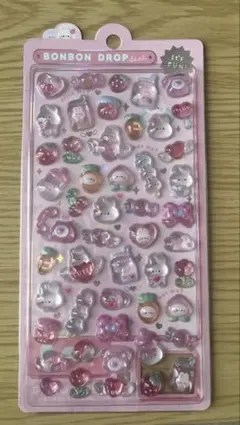 【新品/国内正規品】クーリア ボンボンドロップシール　ももいろボンボン