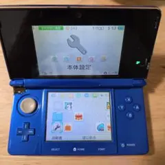 Nintendo 3DS 本体 青 SD16GB　充電器ポケモンソフト2本付