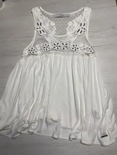 GUESS ホワイト ノースリーブ トップス