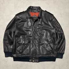 【archive】フライトジャケット　A-2 G-1 ボンバー　3L 黒