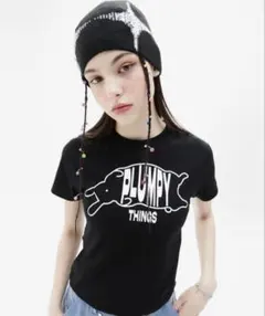 LUVISTRUE 半袖トップス ブラック 韓国ブランドのサムネイル